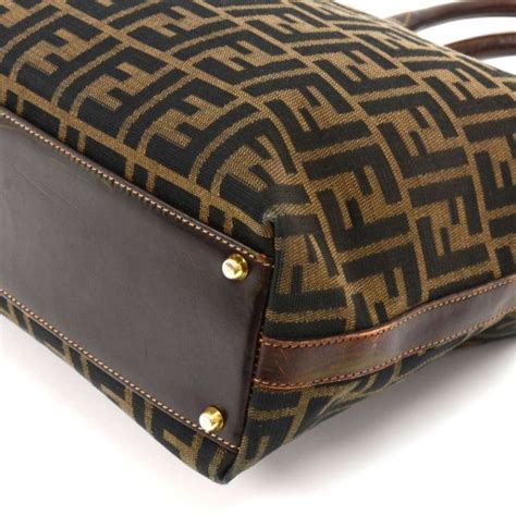 fendi zucca brown monogram purse|Fendi handbags.